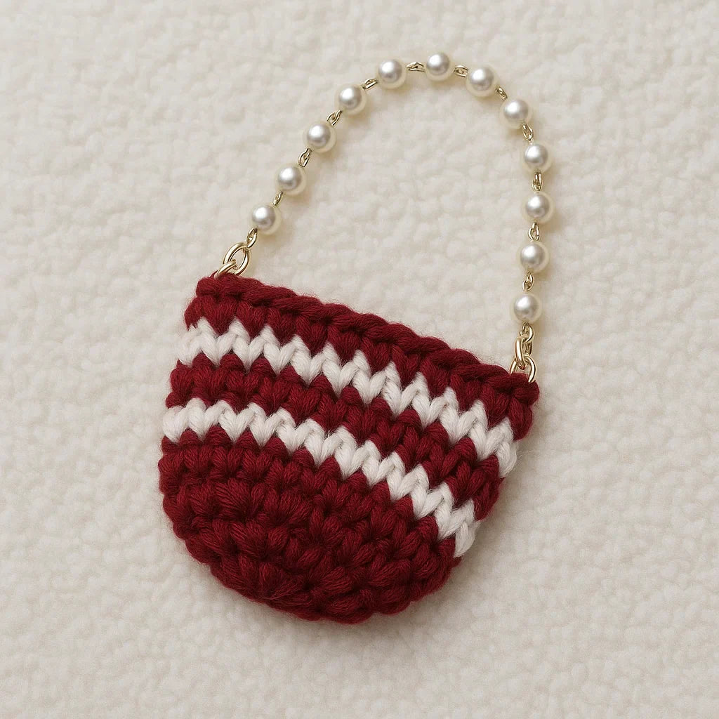 Pearl Knit Cute Bag π