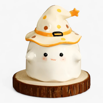 Whimsical Ghost Ceramic Mug