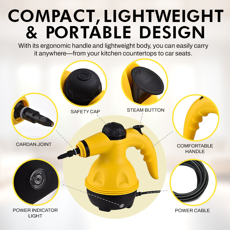 Powerful Portable High-Pressure Steam Cleaner