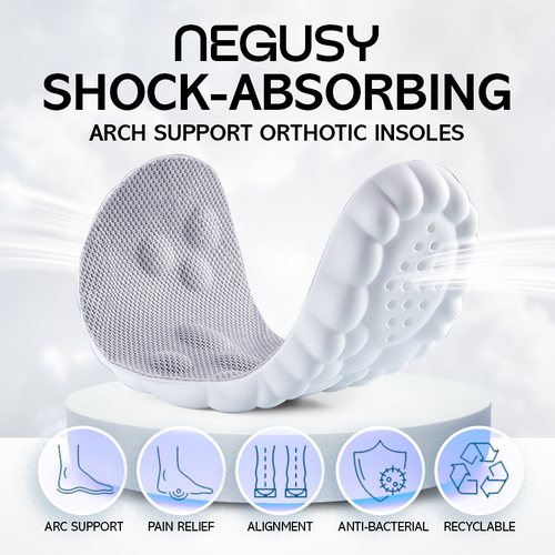 NEGUSY Shock-Absorbing Arch Support Orthotic Insoles