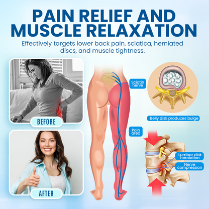 Adjustable Lumbar Stretcher & Acupressure Massager