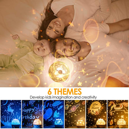 LAST DAY 60% OFF 🔥🔥Galactic Glow Night Light (LED Projector)✨