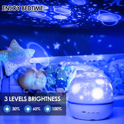 LAST DAY 60% OFF 🔥🔥Galactic Glow Night Light (LED Projector)✨
