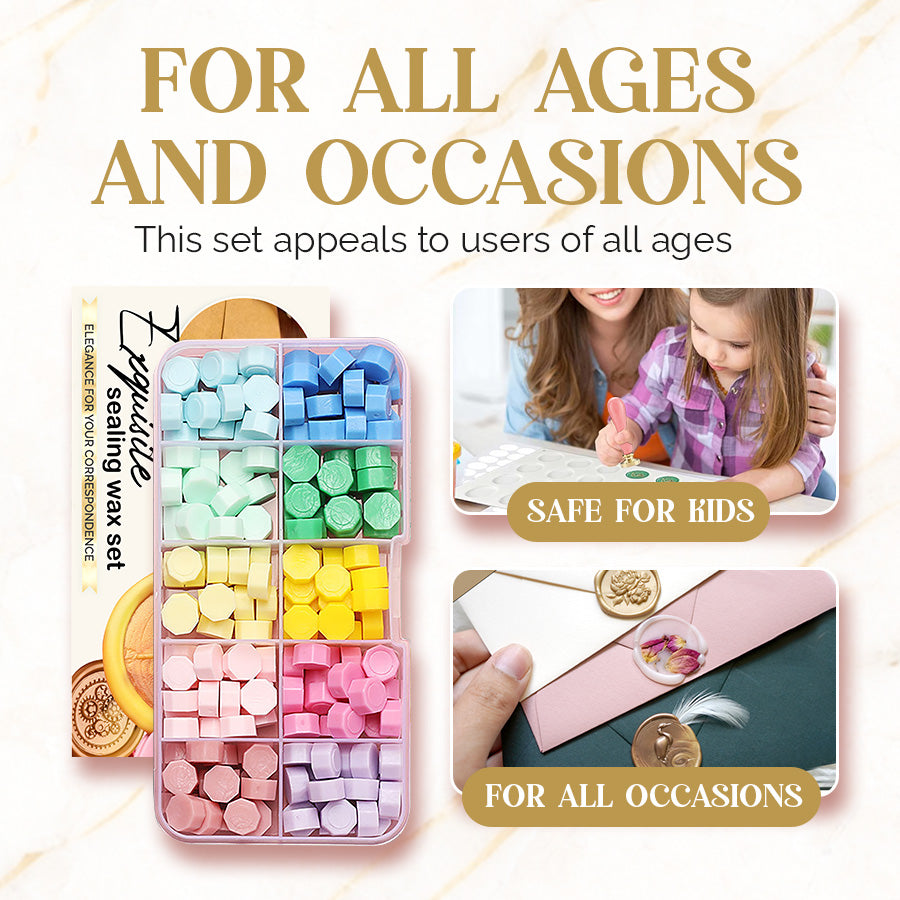 Wax seal stamp Kit-Gift for all ages Crafter DIY