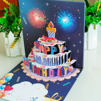 LIGHTS & SOUND Pop up Happy Birthday Card🎁