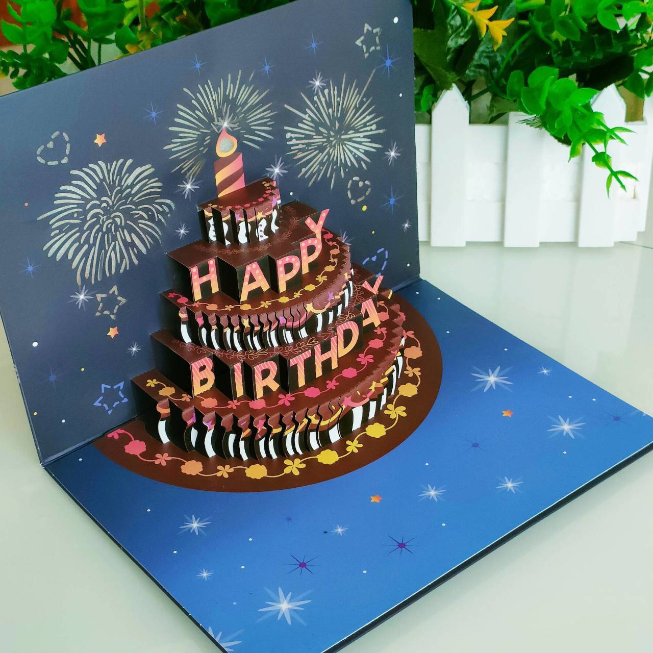 LIGHTS & SOUND Pop up Happy Birthday Card🎁