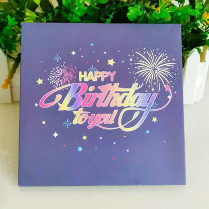 LIGHTS & SOUND Pop up Happy Birthday Card🎁