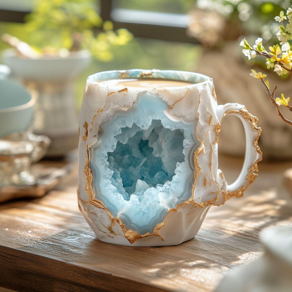 🎄Last day 45% OFF 🥃2025 New Mineral Crystal Coffee Mugs